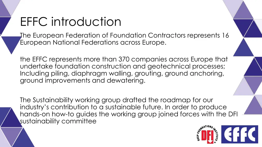 effc introduction the european federation