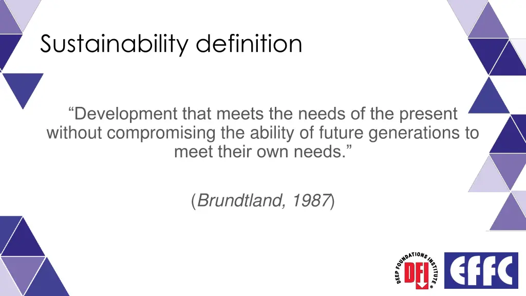 sustainability definition