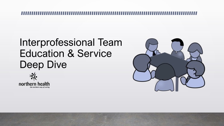 interprofessional team education service deep dive