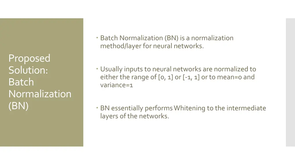 batch normalization bn is a normalization method