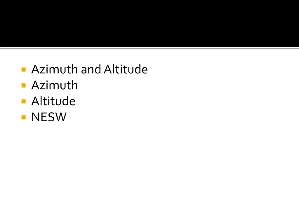 azimuth and altitude azimuth altitude nesw