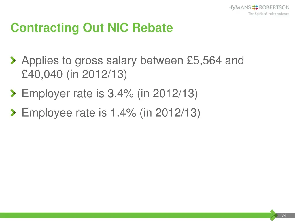 contracting out nic rebate