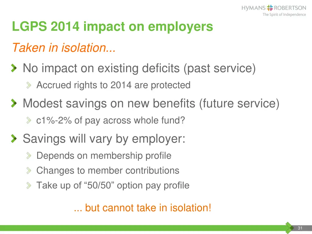 lgps 2014 impact on employers