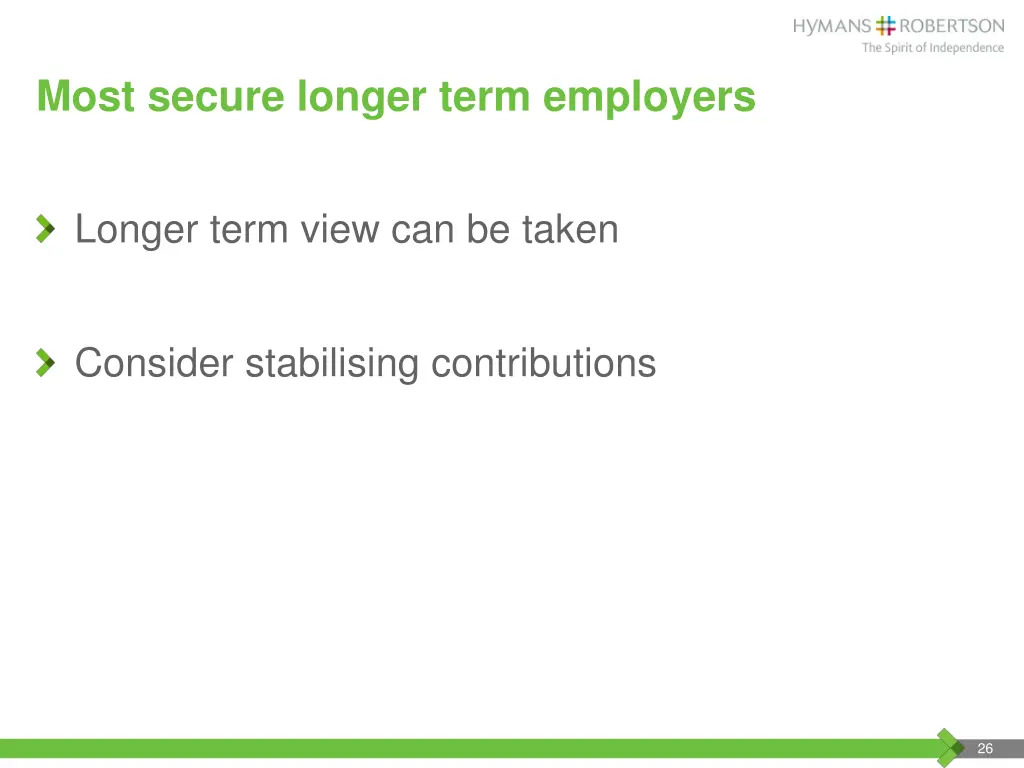 most secure longer term employers