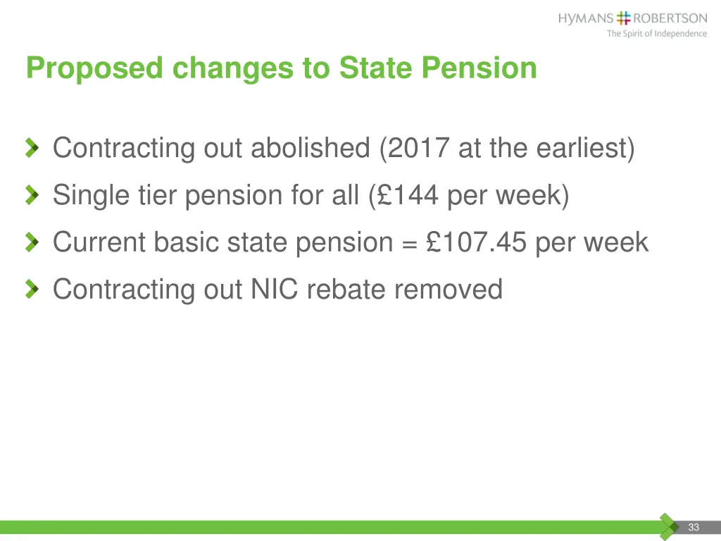 proposed changes to state pension 1