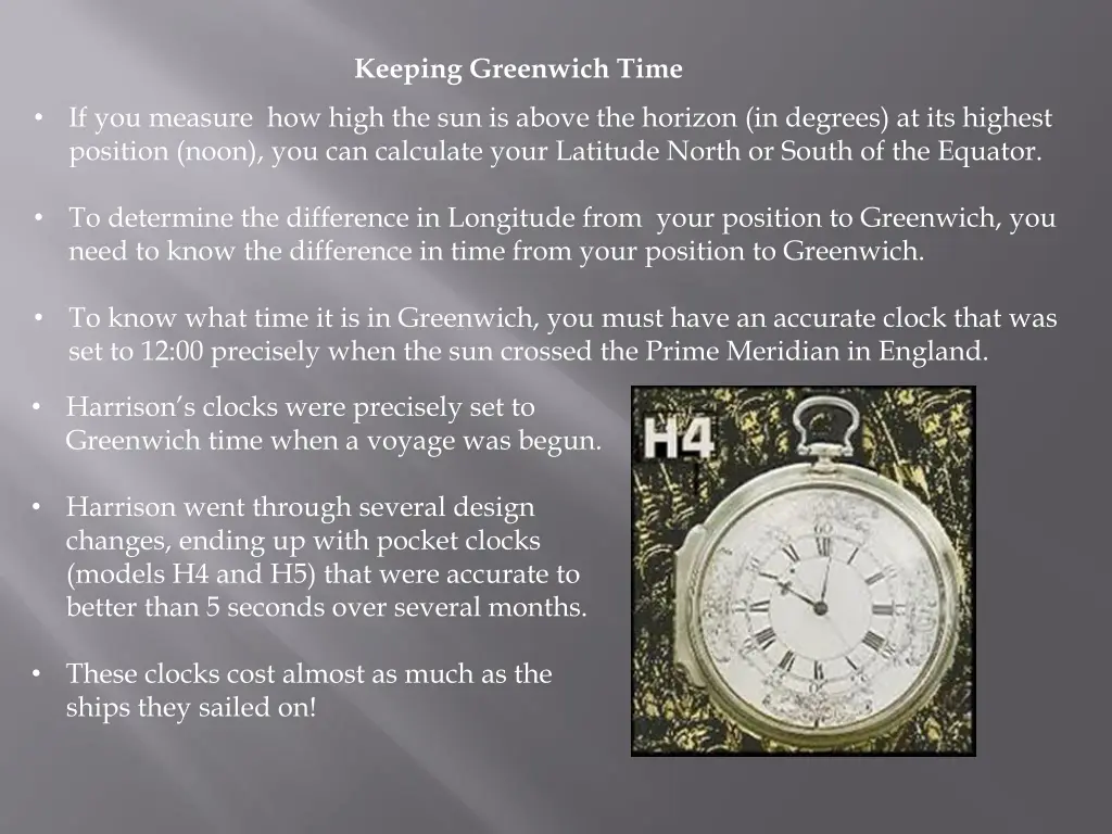 keeping greenwich time