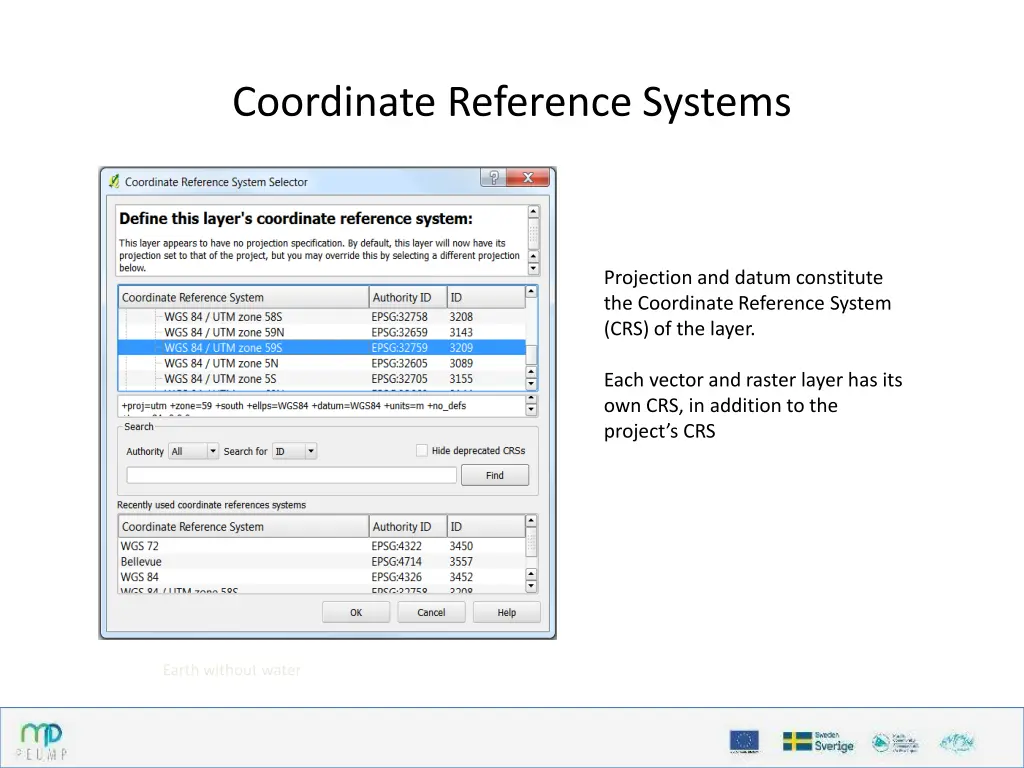 coordinate reference systems