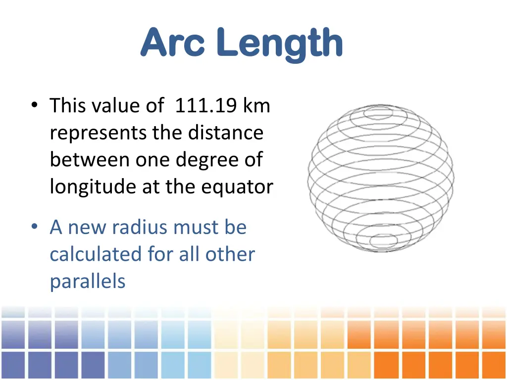 arc length arc length