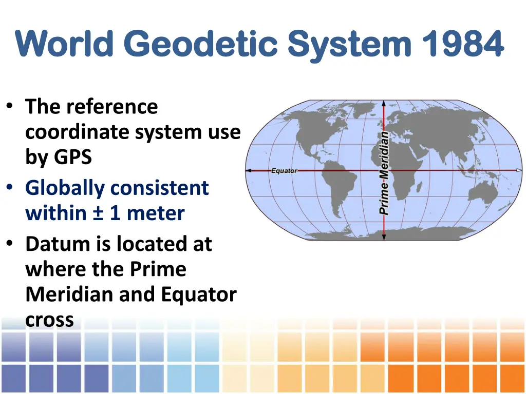 world geodetic system world geodetic system 1984