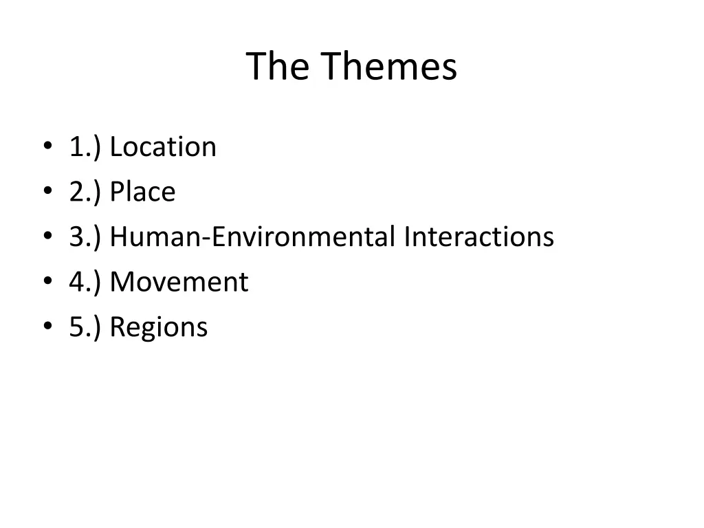 the themes