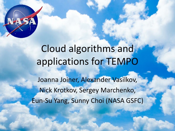 cloud algorithms and applications for tempo