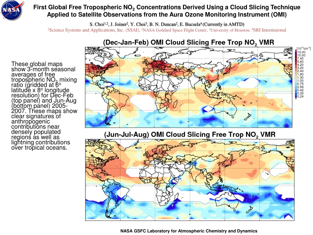 first global free tropospheric