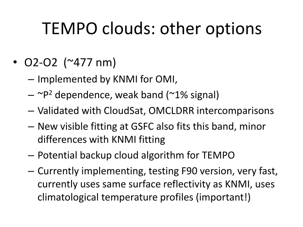 tempo clouds other options