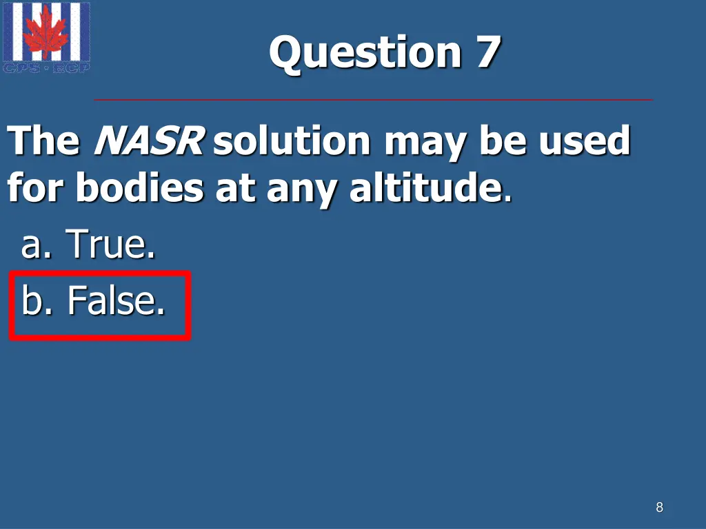 question 7