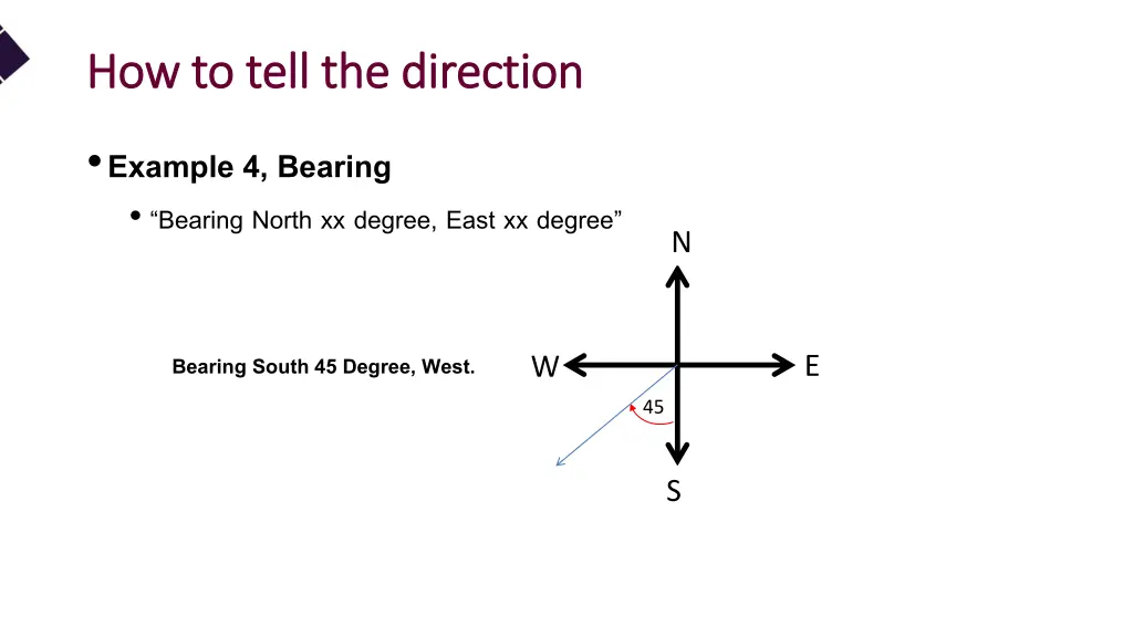 how to tell the direction how to tell 6