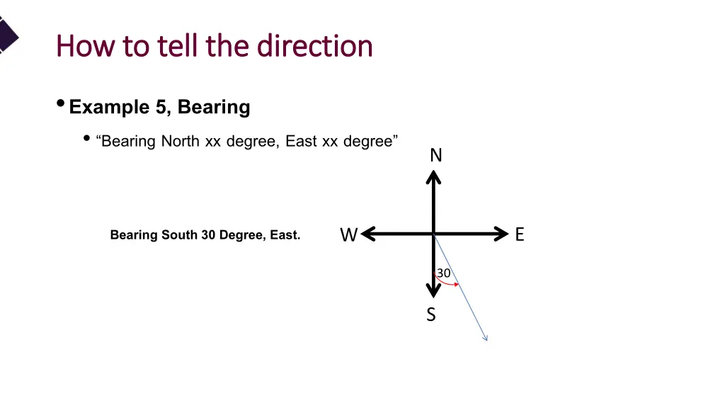 how to tell the direction how to tell 7