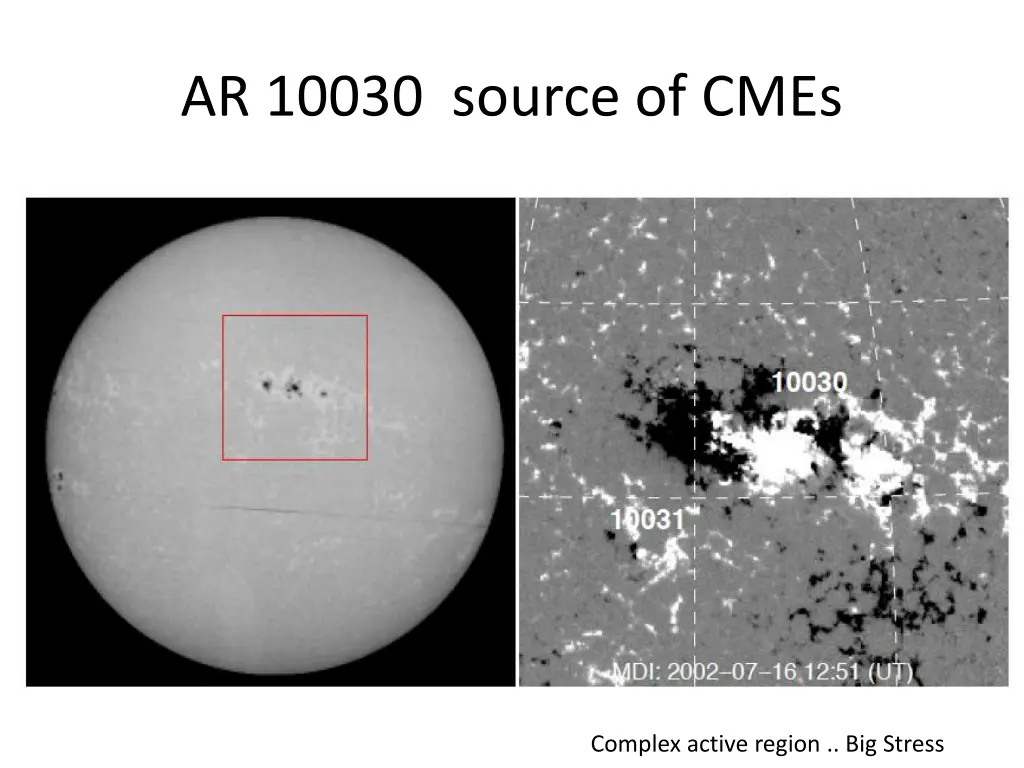 ar 10030 source of cmes 1