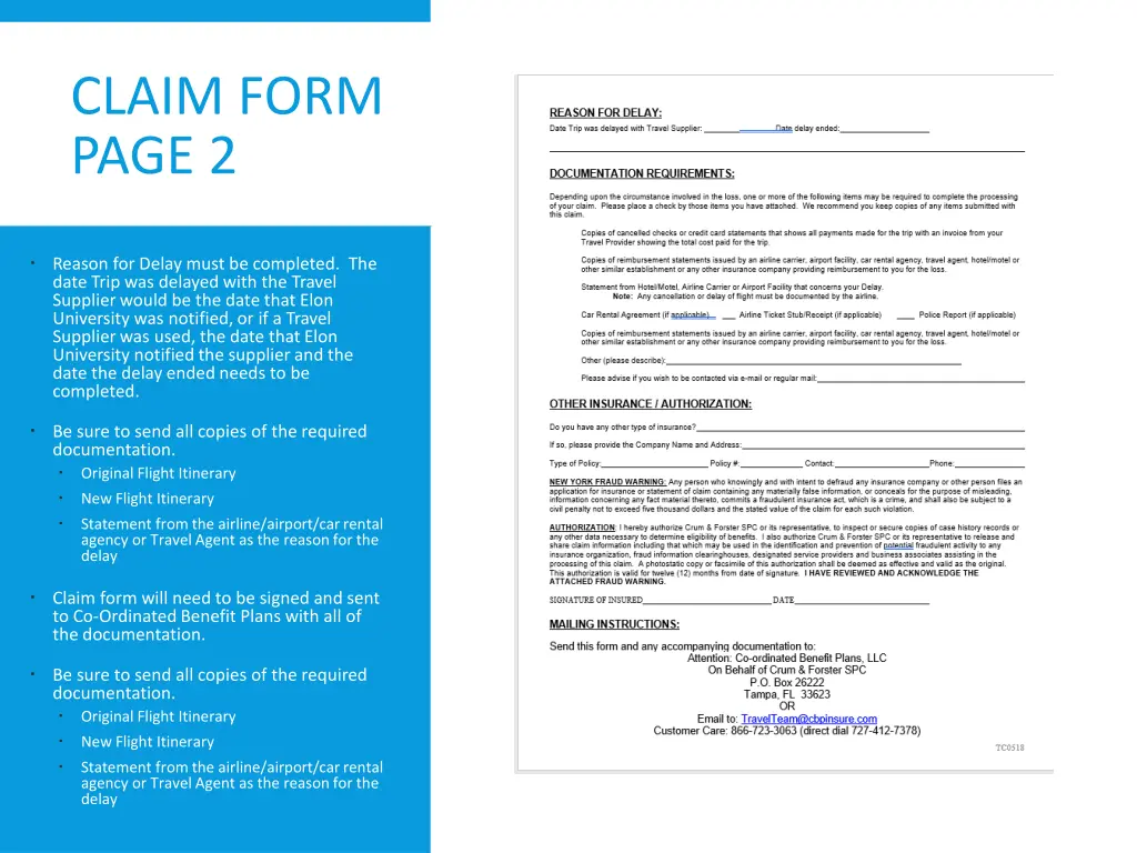 claim form page 2