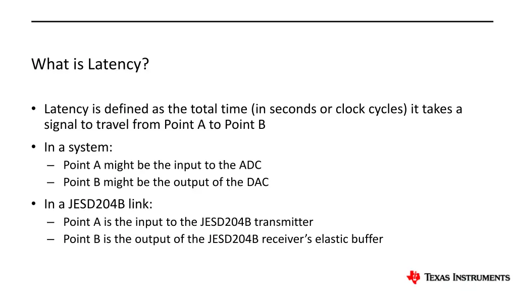 what is latency