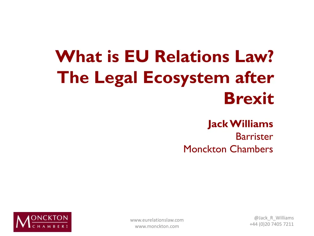 what is eu relations law the legal ecosystem after 1