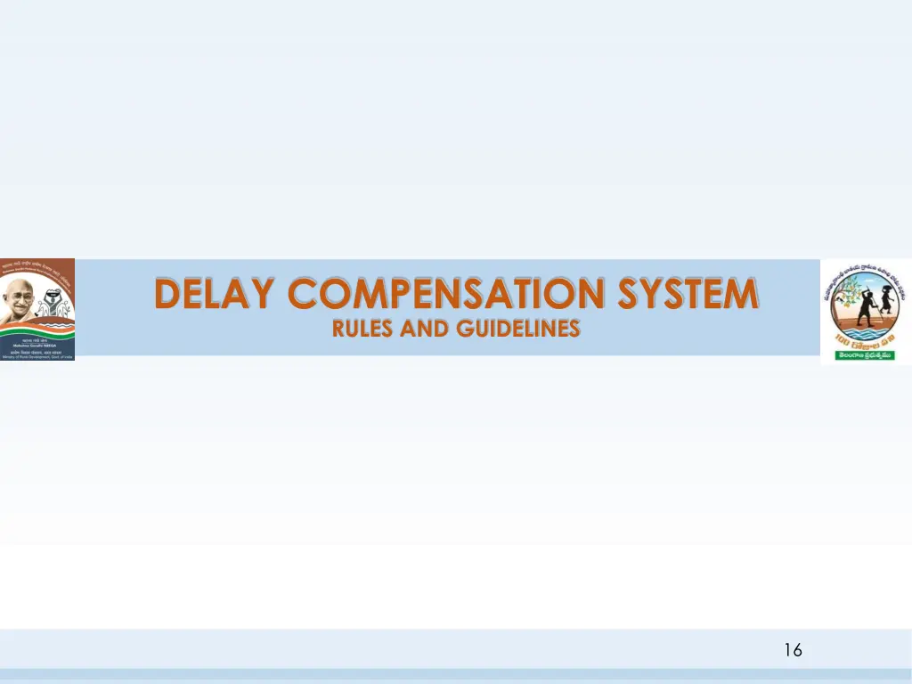 delay compensation system rules and guidelines