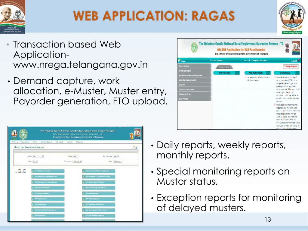 web application ragas