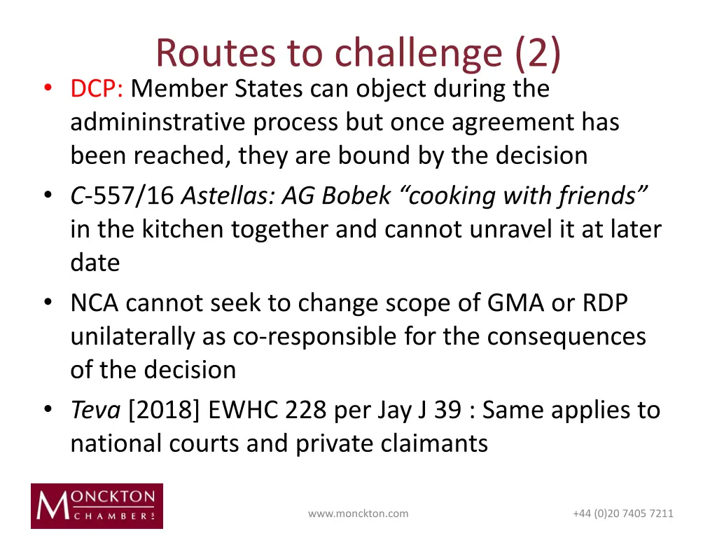 routes to challenge 2