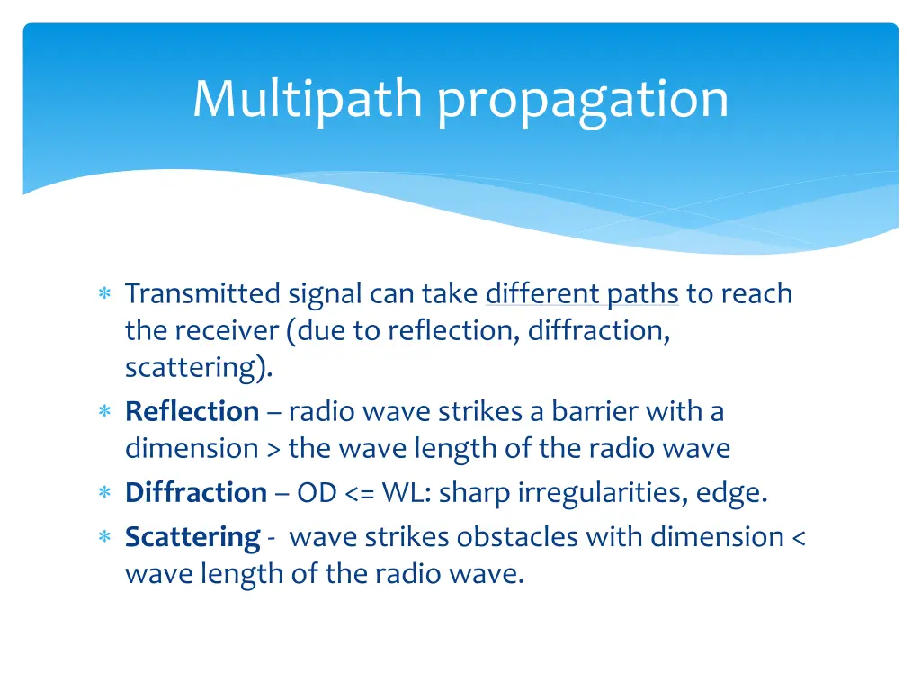 multipath propagation