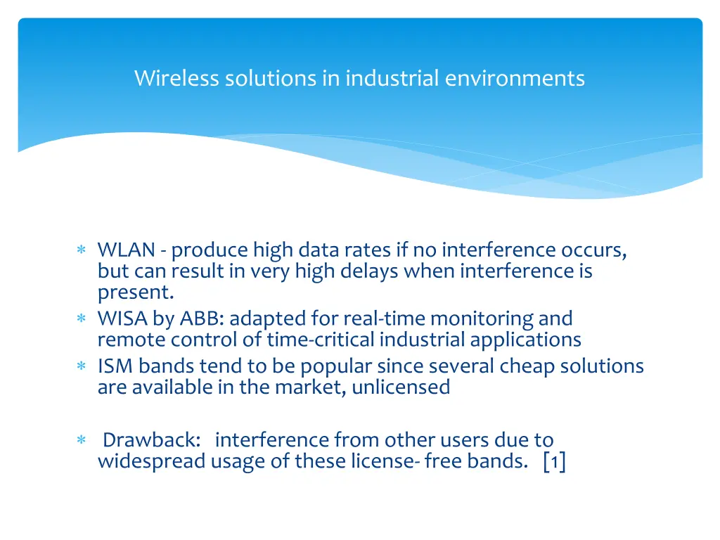 wireless solutions in industrial environments 1