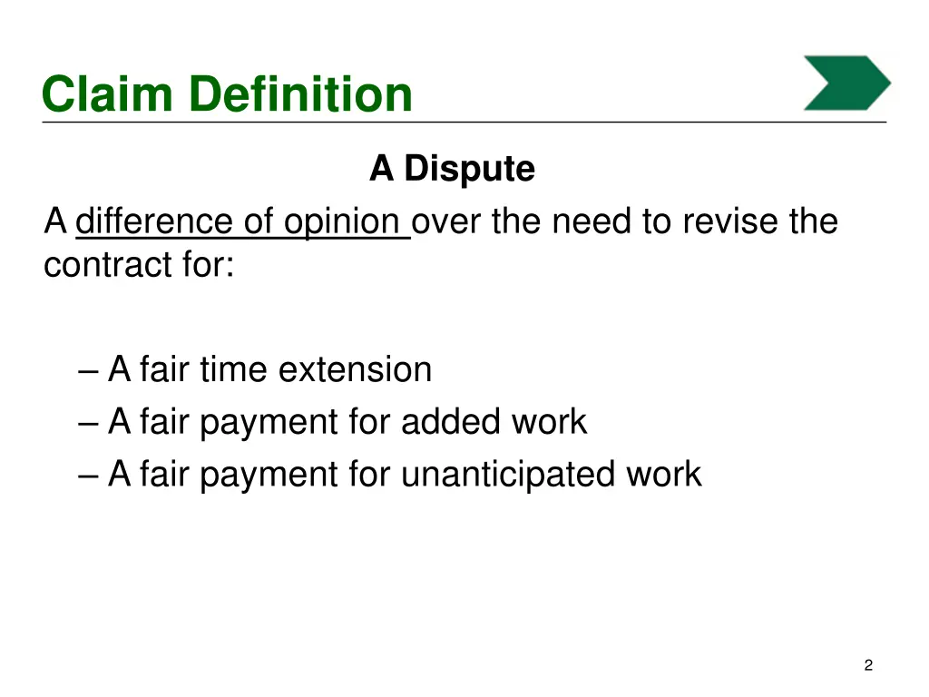 claim definition