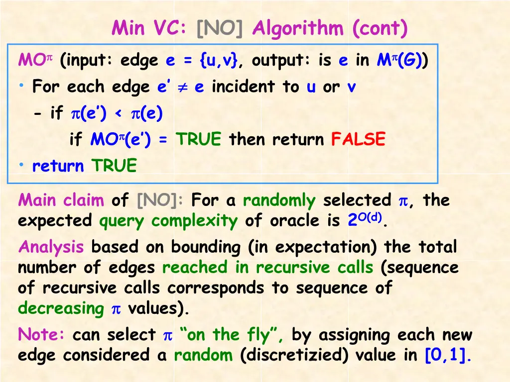 min vc no algorithm cont mo input edge