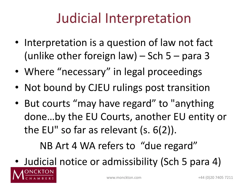 judicial interpretation