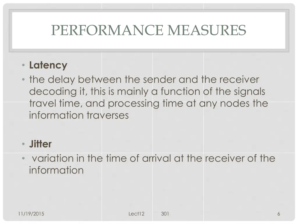 performance measures 1