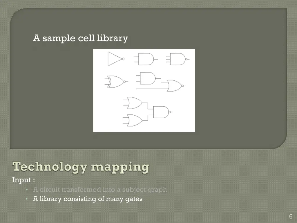 a sample cell library