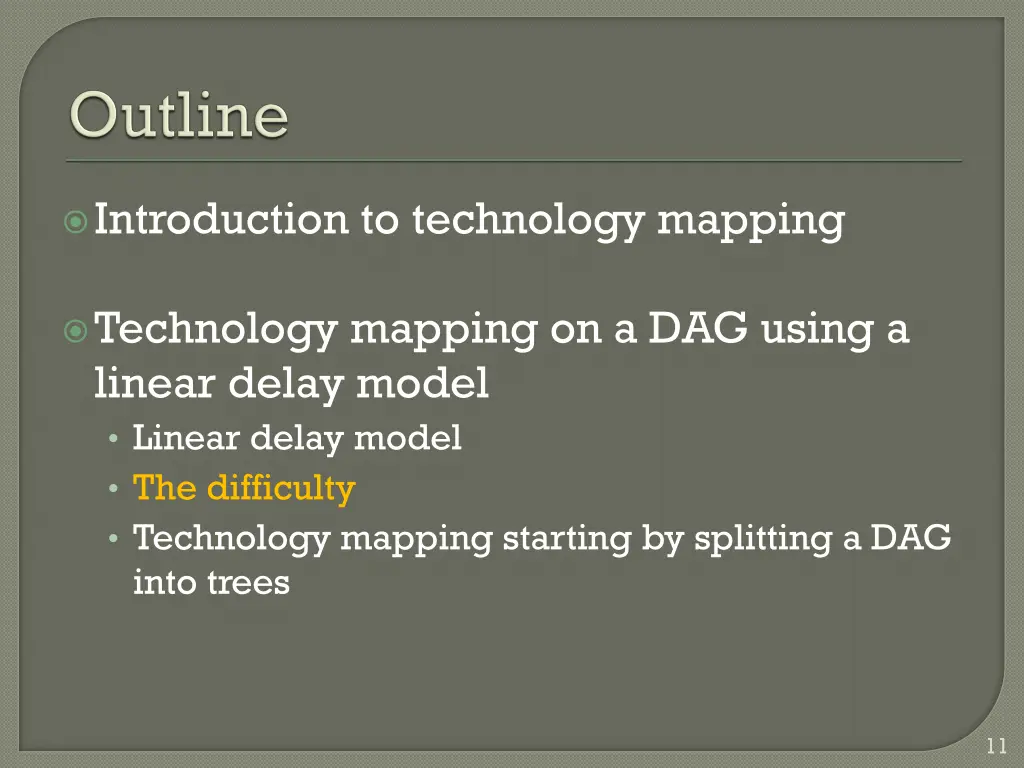 introduction to technology mapping 3