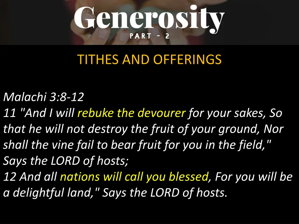 tithes and offerings 5