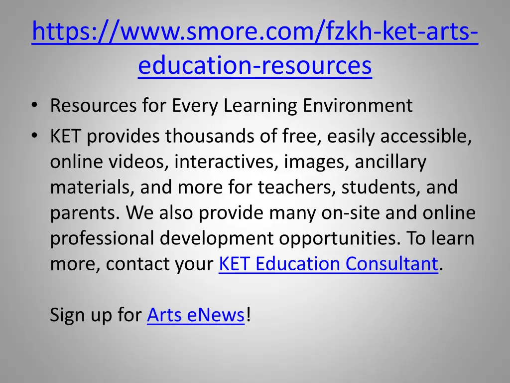 https www smore com fzkh ket arts education