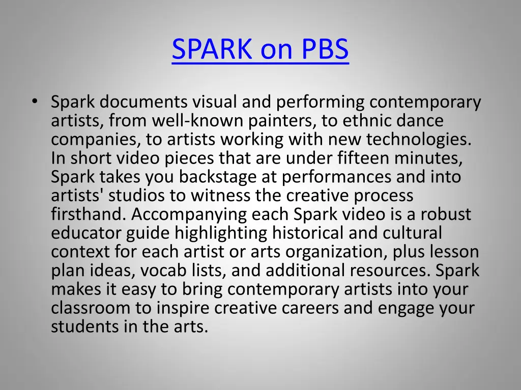 spark on pbs