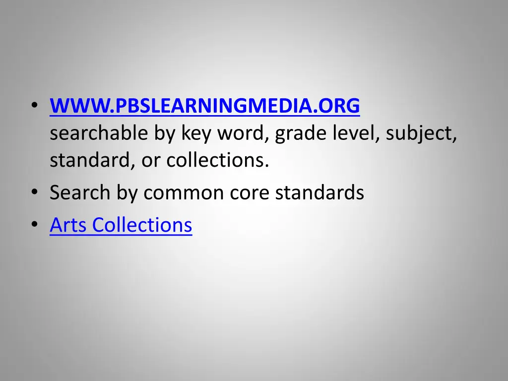 www pbslearningmedia org searchable by key word