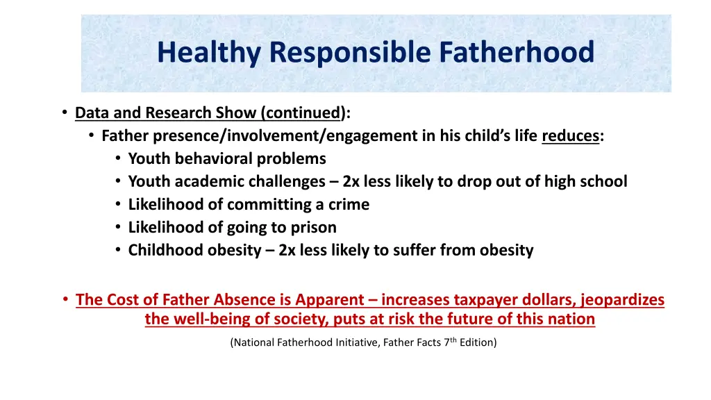 healthy responsible fatherhood 1