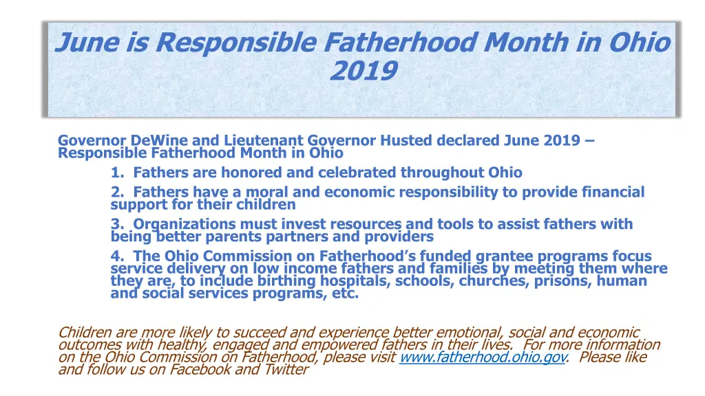 june is responsible fatherhood month in ohio 2019