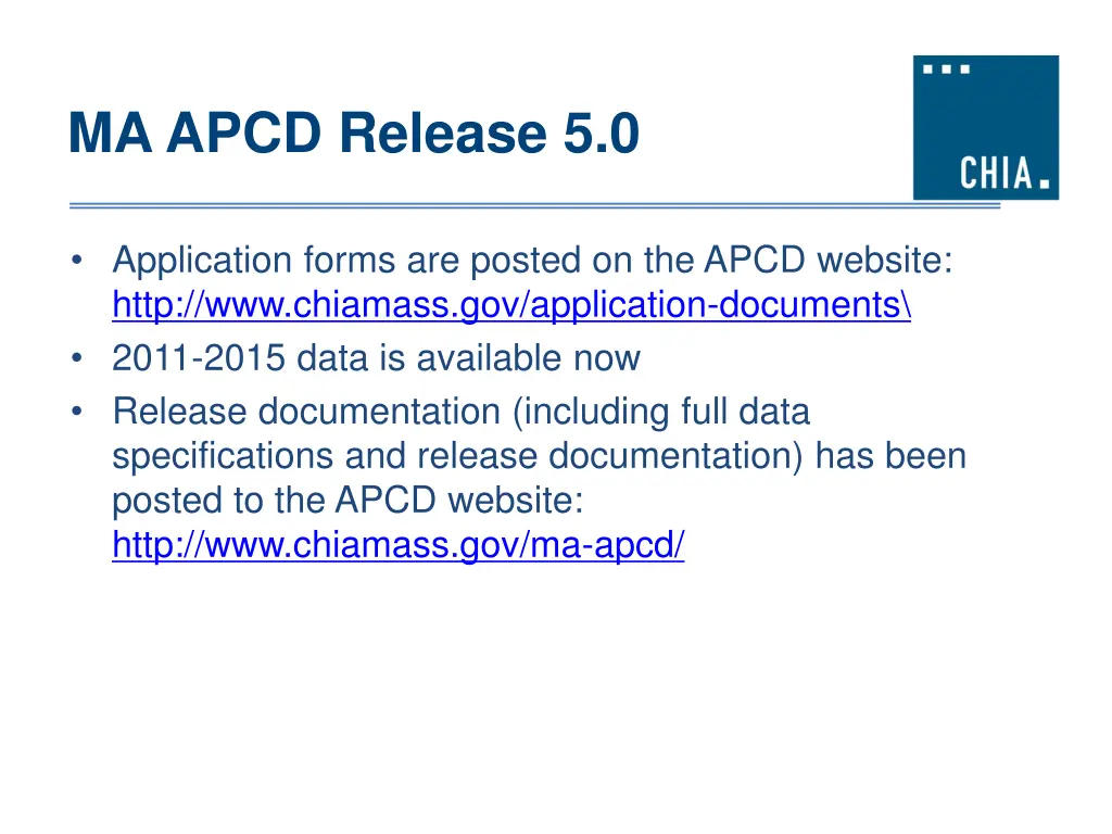 ma apcd release 5 0