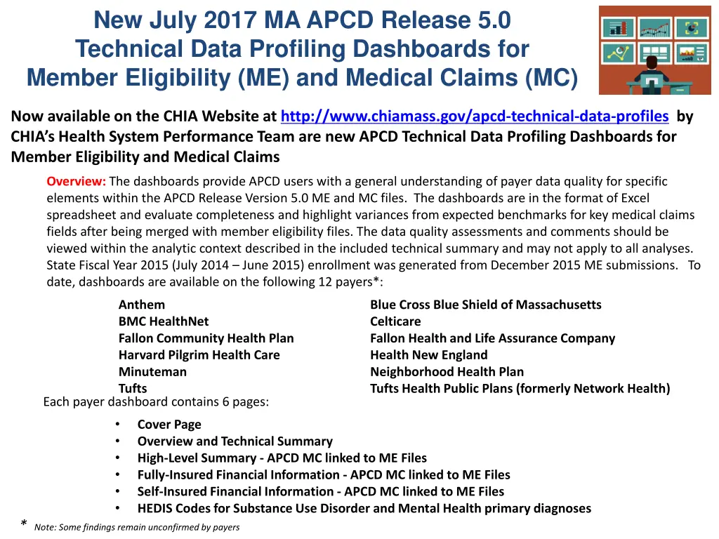 new july 2017 ma apcd release 5 0 technical data