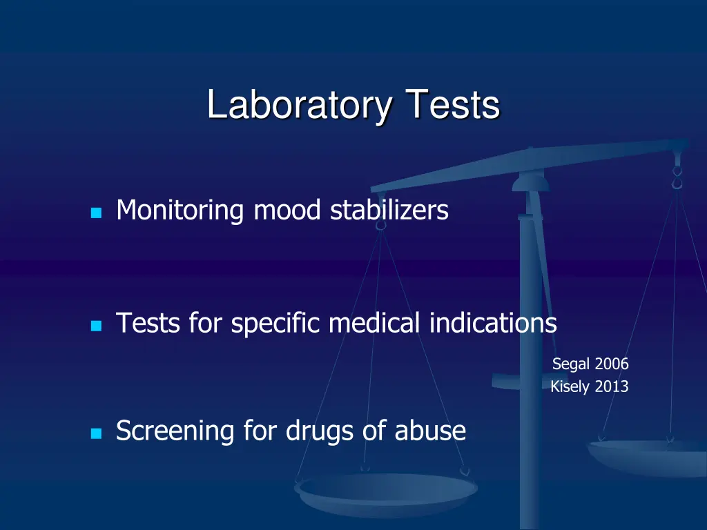 laboratory tests