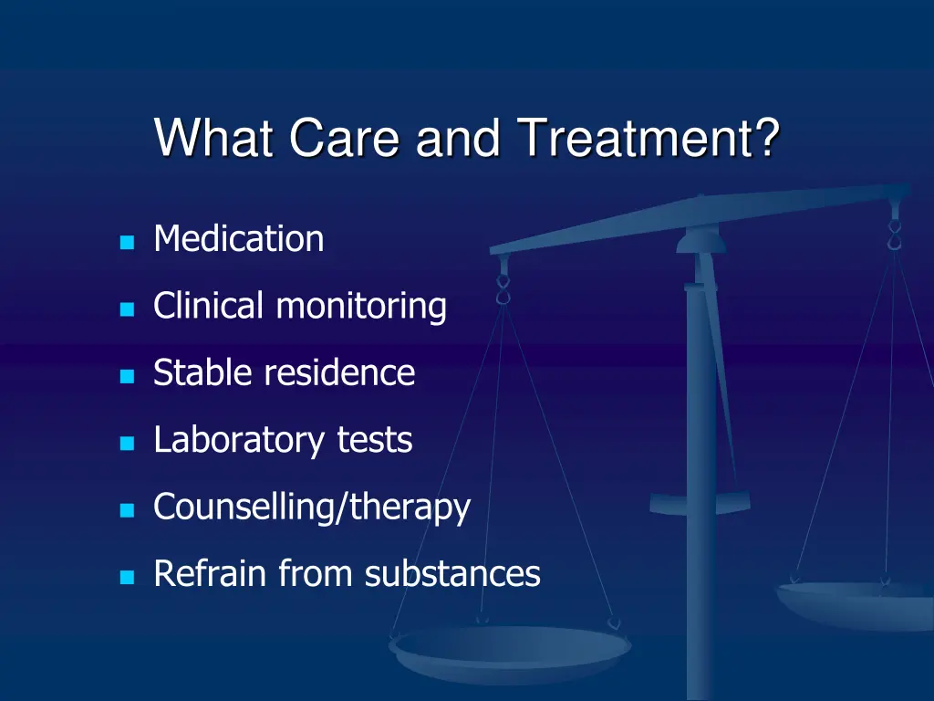 what care and treatment 1