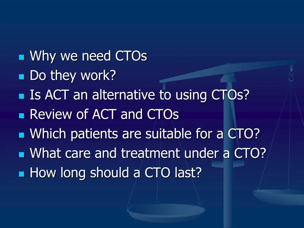 why we need ctos do they work