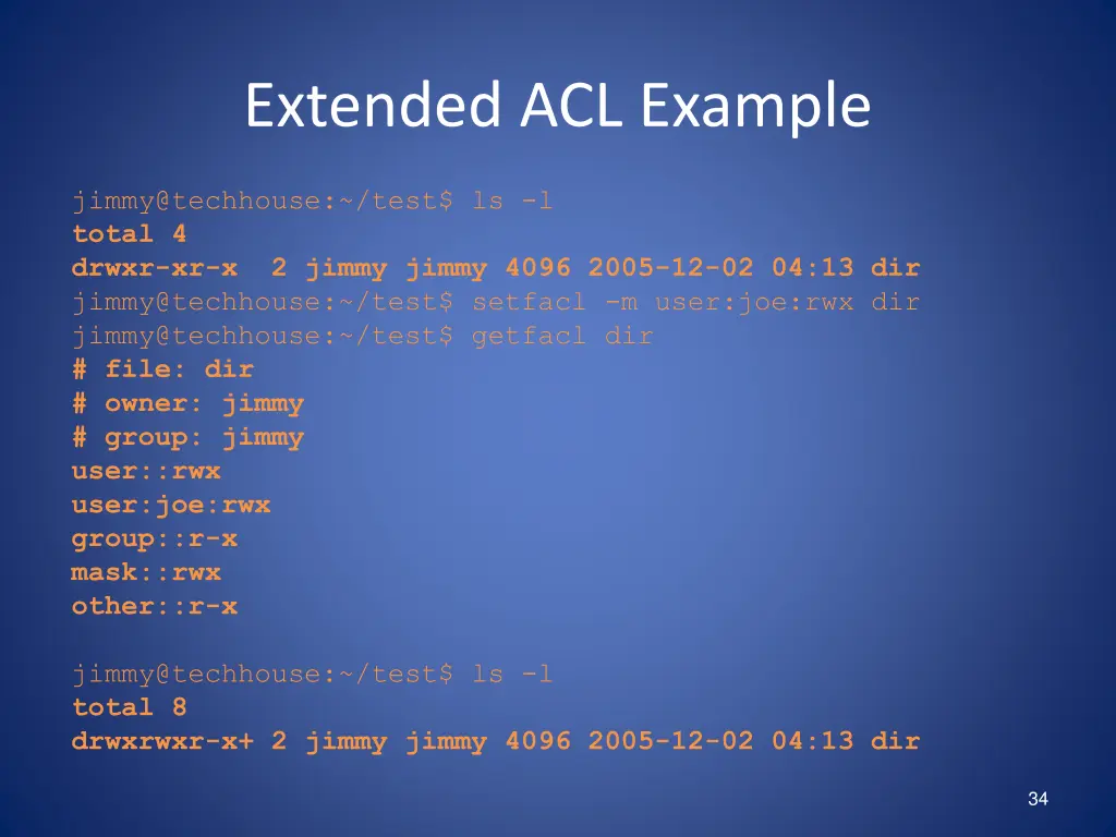 extended acl example