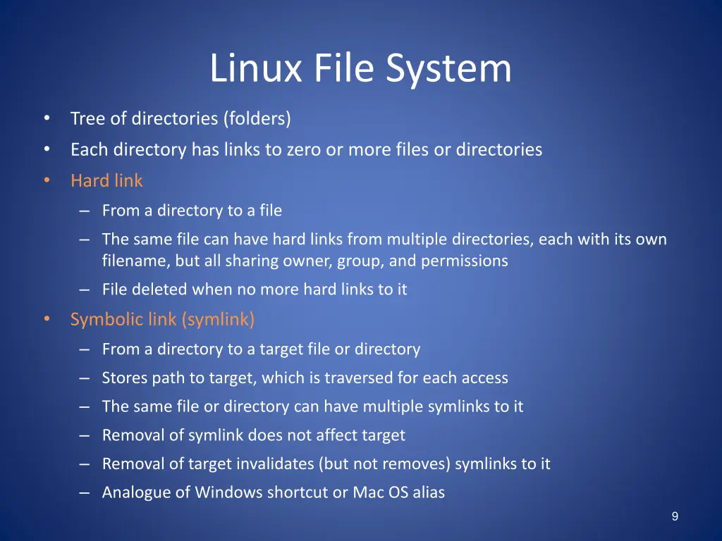 linux file system