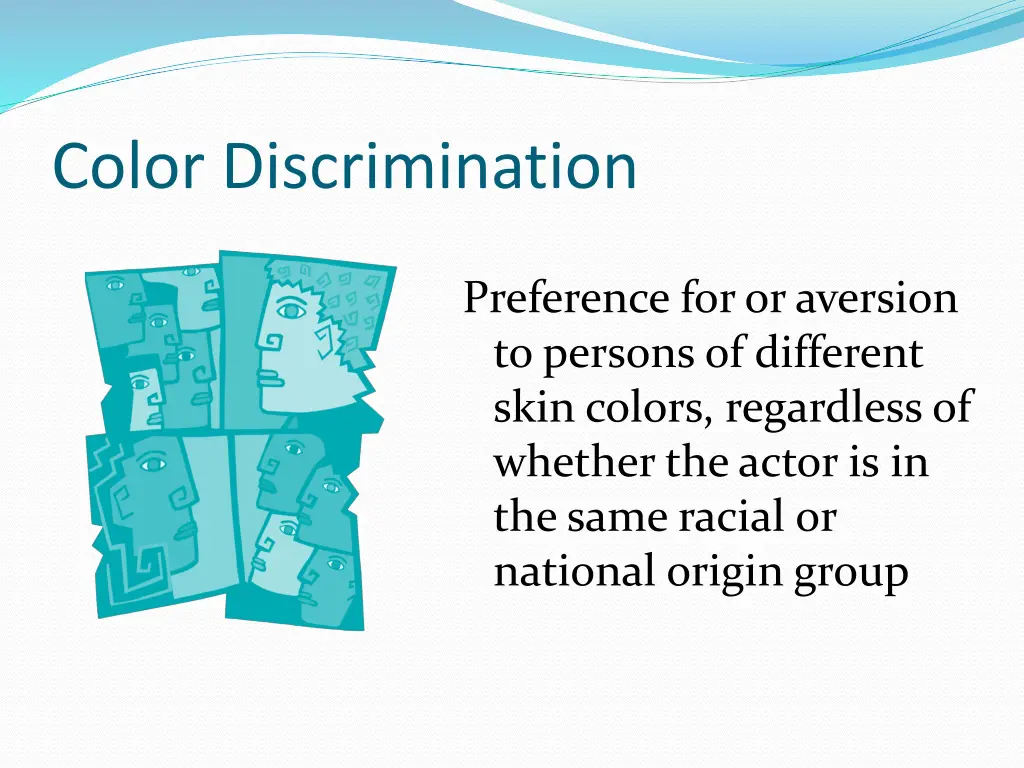 color discrimination