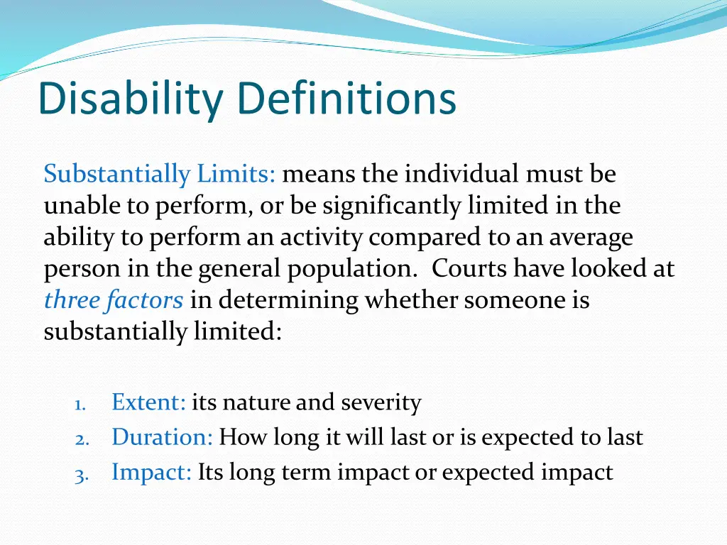 disability definitions 2